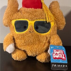 Bum Bumz “Friends” Plush Brown Thanksgiving Turkey Toy Target Exclusive NWT